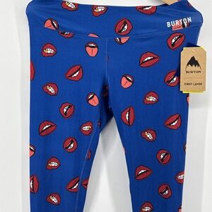 Burton First Layer Pants Dryride Ultrawick Pants Woman Medium Lips Medium Weight